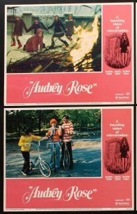 3h061 AUDREY ROSE 8 LCs '77 Susan Swift, Anthony Hopkins, a haunting vision of reincarnation!