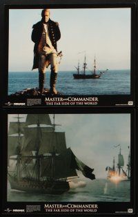3h017 MASTER & COMMANDER 10 LCs '03 Russell Crowe, Paul Bettany, directed by Peter Weir!