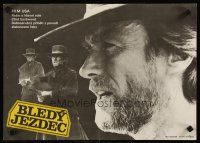 3j422 PALE RIDER Czech 14x20 '88 great different images of cowboy Clint Eastwood!