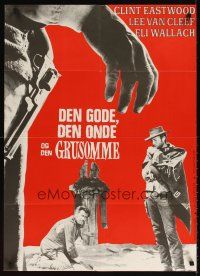3j269 GOOD, THE BAD & THE UGLY Danish R70s Clint Eastwood smoking & angry Eli Wallach!