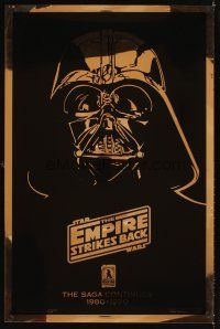 3j114 EMPIRE STRIKES BACK Kilian foil advance 1sh R90 Lucas' sci-fi classic, image of Darth Vader!