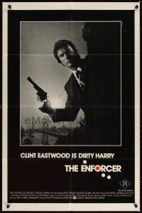 3j358 ENFORCER int'l 1sh '76 photo of Clint Eastwood as Dirty Harry by Bill Gold!