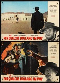3j204 FOR A FEW DOLLARS MORE 3 Italian photobustas '65 Lee Van Cleef & Gian Maria Volonte!