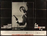 3j357 ENFORCER subway poster '76 photo of Clint Eastwood as Dirty Harry by Bill Gold!