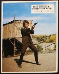 3j297 DIRTY HARRY 8 style B French LCs '71 Clint Eastwood, Andy Robinson, Don Siegel crime classic!