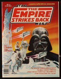 3j123 EMPIRE STRIKES BACK lot of 4 movie and comic magazines '80 George Lucas sci-fi classic!