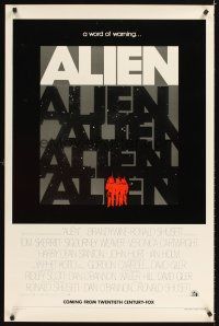 3m061 ALIEN teaser 1sh '79 Ridley Scott classic, a word of warning, ultra rare!