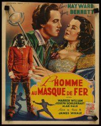 3m321 MAN IN THE IRON MASK Belgian 1948 Louis Hayward, Joan Bennett, James Whale directed!