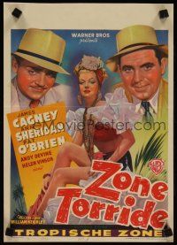 3m327 TORRID ZONE Belgian '40 sexiest dancer Ann Sheridan between James Cagney & Pat O'Brien!