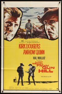 3m087 LAST TRAIN FROM GUN HILL 1sh '59 Kirk Douglas, Anthony Quinn, directed by John Sturges!