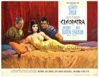 3m397 CLEOPATRA roadshow TC '63 Elizabeth Taylor, Richard Burton, Rex Harrison, Howard Terpning art