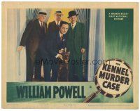 3m501 KENNEL MURDER CASE LC R42 William Powell as Philo Vance w/ McWade, Wilson and a doberman!