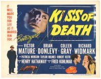 3m405 KISS OF DEATH TC R53 Victor Mature was marked for betrayal, film noir classic!
