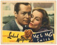 3m521 MR. & MRS. SMITH LC '41 Hitchcock, best close up of Carole Lombard & Robert Montgomery!