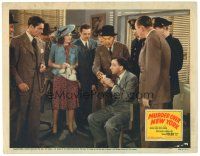 3m525 MURDER OVER NEW YORK LC '40 crowd watches Sidney Toler as Charlie Chan w/ Melville Cooper!