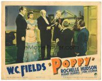 3m539 POPPY LC '36 image of W.C. Fields, Rochelle Hudson, Richard Cromwell & Granville Bates!