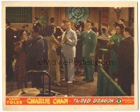 3m551 RED DRAGON LC '45 Benson Fong cuts in on Sidney Toler as Charlie Chan dancing with girl!