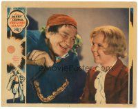 3m599 TREASURE ISLAND LC '34 best close up of pirate Wallace Beery smiling at Jackie Cooper!