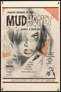 3m139 MUDHONEY style B 1sh '65 Russ Meyer, sexy Lorna Maitland in a film of ribaldry & violence!