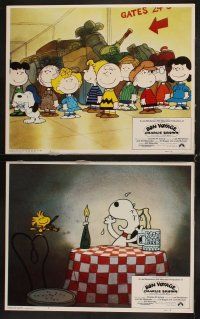 3m427 BON VOYAGE CHARLIE BROWN 8 LCs '80 Peanuts, Snoopy, created by Charles M. Schulz!