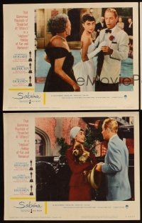 3m437 SABRINA 3 LCs R62 Audrey Hepburn, Humphrey Bogart & William Holden, directed by Billy Wilder!