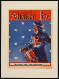 3p094 AMERICAN BOY paperbacked magazine cover July 1936 patriotic Revolutionary soldier art by Lee!
