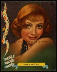 3p019 JOAN CRAWFORD MGM personality poster '36 wonderful head & shoulders smiling portrait!