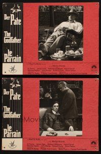 3p121 GODFATHER 2 Swiss LCs '72 Marlon Brando & Al Pacino in Francis Ford Coppola crime classic!