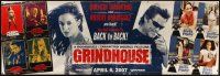 3p210 GRINDHOUSE vinyl banner '07 Rodriguez & Tarantino, Planet Terror & Death Proof!