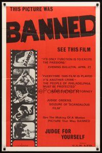 3t099 BANNED '66 Judy Adler, judge order seizure of scandalous film!