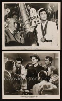 3w561 GREATEST SHOW ON EARTH 2 8x10 stills '52 Cecil B. DeMille, James Stewart, Charlton Heston