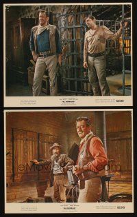 3w977 EL DORADO 2 color 8x10 stills '66 John Wayne, Robert Mitchum, directed by Howard Hawks!