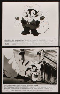 3w122 AMERICAN TAIL: FIEVEL GOES WEST 9 8x10 stills '91 animated cartoon western!