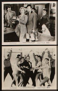 3w222 COUNTRY MUSIC HOLIDAY 7 8x10 stills '58 Zsa Zsa Gabor, Ferlin Husky & country music stars!