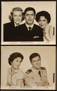 3w084 DON'T GIVE UP THE SHIP 11 8x10 stills '59 wacky Jerry Lewis in Navy uniform, Dina Merrill!