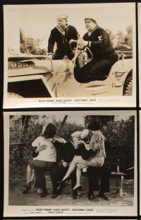 3w086 EVERYTHING'S DUCKY 11 8x10 stills '61 Mickey Rooney & Buddy Hackett with a talking duck!