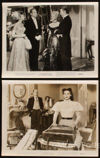 3w405 MY FORBIDDEN PAST 4 8x10 stills '51 Robert Mitchum, pretty Ava Gardner, Melvyn Douglas