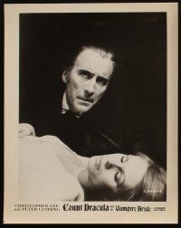 3w416 SATANIC RITES OF DRACULA 4 8x10 stills 1978 Christopher Lee as vampire Count Dracula!