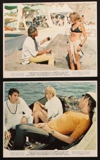 3w706 DUFFY 8 color 8x10 stills '68 James Coburn, Susannah York, James Mason, James Fox