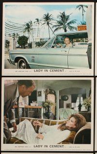 3w800 LADY IN CEMENT 8 color English FOH LCs '68 Frank Sinatra, sexy Raquel Welch, Dan Blocker