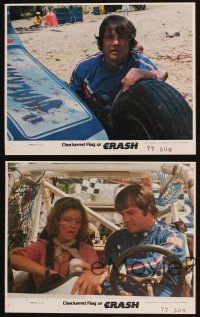 3w950 CHECKERED FLAG OR CRASH 4 8x10 mini LCs '77 off-road racing, Joe Don Baker, Susan Sarandon!