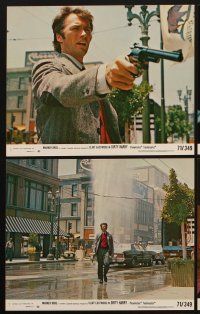 3w704 DIRTY HARRY 8 8x10 mini LCs '88 Clint Eastwood as tough cop Dirty Harry, great images!