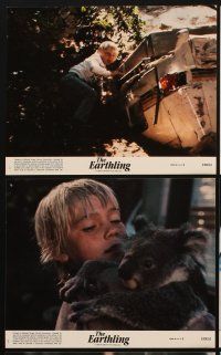 3w904 EARTHLING 7 8x10 mini LCs '81 William Holden & Ricky Schroder alone in the wilderness!