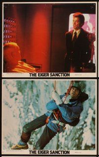3w620 EIGER SANCTION 12 8x10 mini LCs '75 Clint Eastwood's lifeline was held by assassin he hunted!