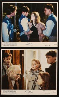 3w734 HOTEL NEW HAMPSHIRE 8 8x10 mini LCs '84 Jodie Foster, Bridges, directed by Tony Richardson!
