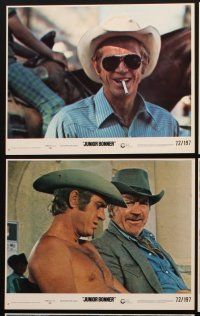 3w766 JUNIOR BONNER 8 8x10 mini LCs '72 Steve McQueen, Robert Preston, directed by Sam Peckinpah!