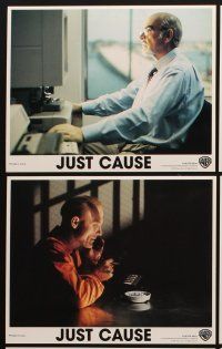 3w767 JUST CAUSE 8 8x10 mini LCs '95 Sean Connery, Laurence Fishburne, Kate Capshaw, Ed Harris