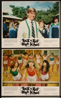 3w926 ROCK 'N' ROLL HIGH SCHOOL 7 8x10 mini LCs '79 P.J. Soles, The Ramones, punk rock!