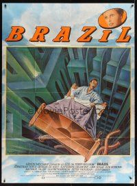 3x656 BRAZIL French 1p '85 Terry Gilliam, cool sci-fi fantasy art by Lagarrigue!