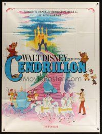 3x678 CINDERELLA French 1p R70s Walt Disney classic fantasy cartoon, different artwork!